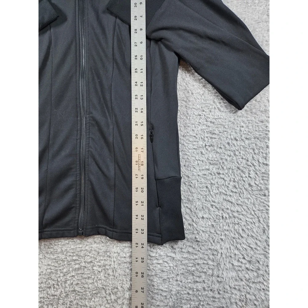 Yogalicious Lux Performance Jacket XS Black Womens Polarlux Geneva Full Zip